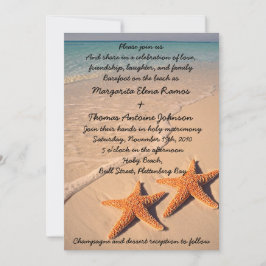 Einladung oder Ankündigung von Starfish Beach Hoch