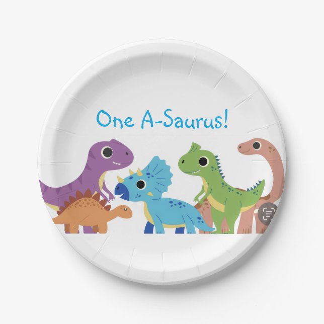 Einladung Pappteller (Vorderseite)