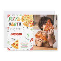 Einladung Pizza Birthday Foto