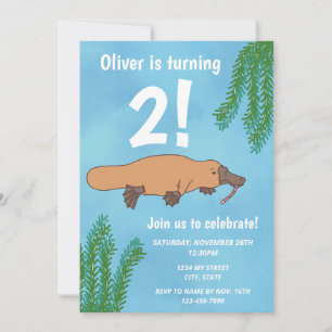 Einladung Platypus zum Geburtstag