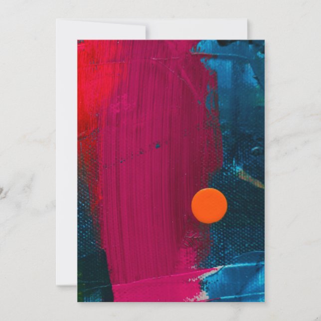 Einladung Postkarte 5" x 7" (Vorderseite)