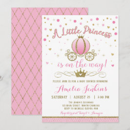 Einladung Prinzessin-Babyparty