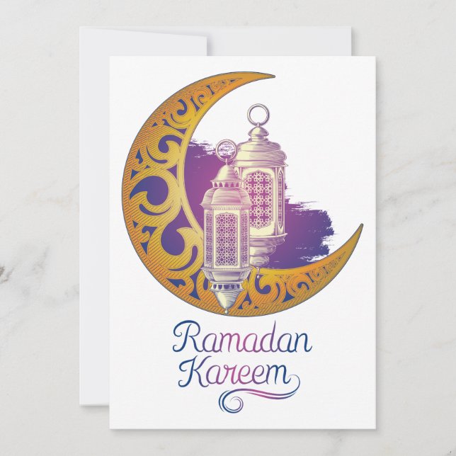 Einladung Ramadans ZusatzRamadan (Vorderseite)