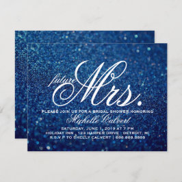 Einladung - Royal Blue Brautparty Future Frau 2