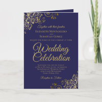 Einladung und Programm für Hochzeiten und Hochzeit
