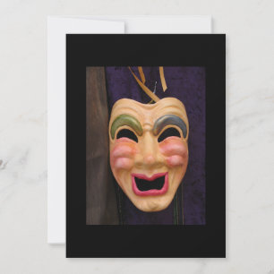 Einladung venezianischer Masken