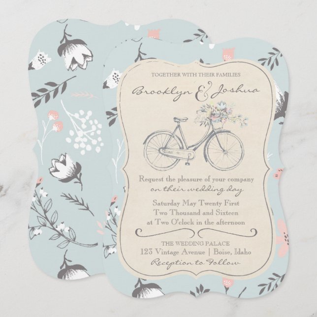 EINLADUNG | Vintage Liebe (Vorne/Hinten)