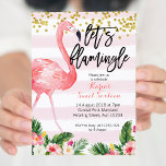 Einladung von 16 . Geburtstag<br><div class="desc">Mit rosafarbenem Flamingo und farbenprächtigem Hintergrund,  perfekt für Ihre tropische Sommergeburtseinladung. Die Aufnahme kann zu jedem Anlass geändert werden.</div>
