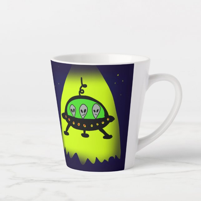 Einladung von Alien Milchtasse (Rechts)