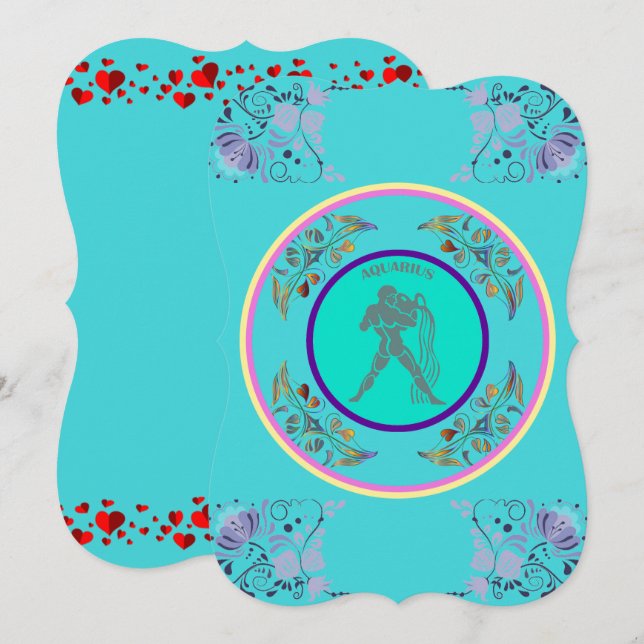 Einladung von Aquarius (Vorne/Hinten)