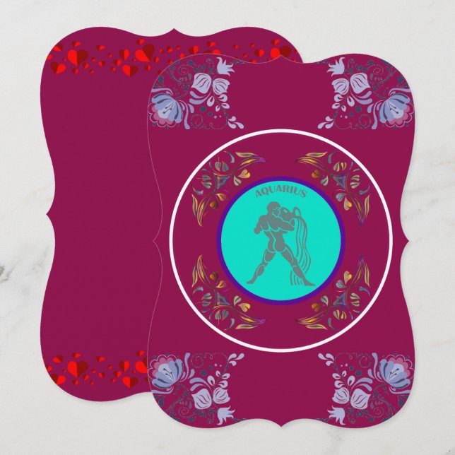 Einladung von Aquarius (Vorne/Hinten)