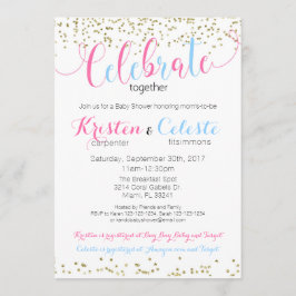 Einladung von Baby Boy and Girl Combined Baby Show