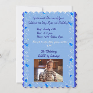 Einladung von Baby Boy zum Geburtstag