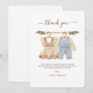 Einladung von Baby Clothes Gender, Boho Baby