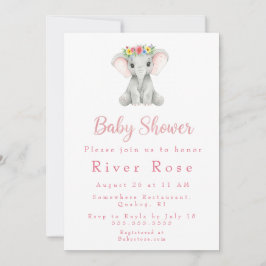 Einladung von Baby Girl Duwer