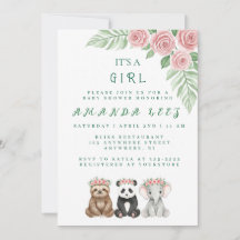 Einladung von Baby Girl Duwer