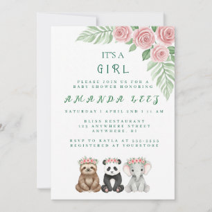 Einladung von Baby Girl Duwer