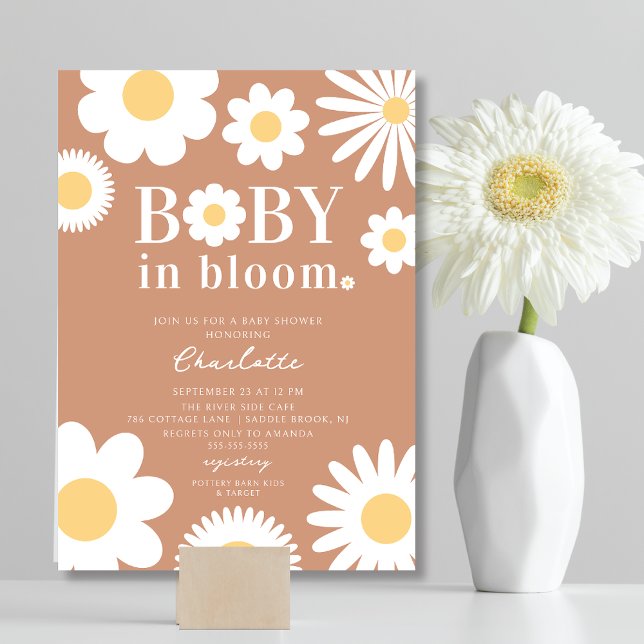 Einladung von Baby in Bloom Baby Dusche (Von Creator hochgeladen)