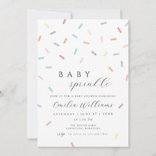 Einladung von Baby Sprinkle Sprinke Baby Shower