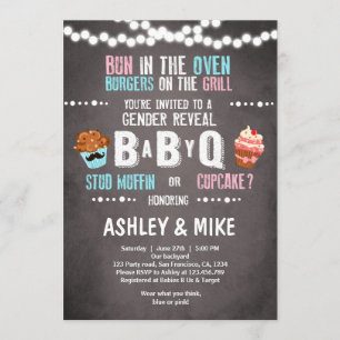 Einladung von BabyQ GRILLEN Couples Shower