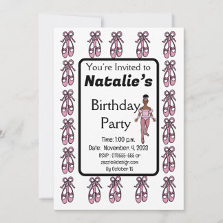 Einladung von Ballerina Birthday #3