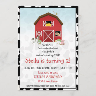 Einladung von Barn Birthday