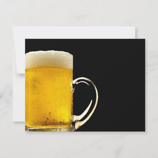 Einladung von Bier - Personalisierte Einladungen (Vorderseite)