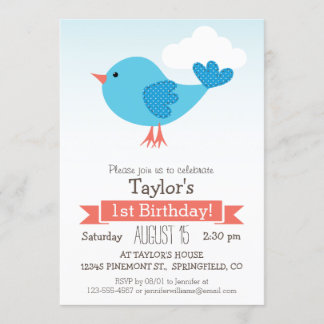 Einladung von Blue Bird Kid zum Geburtstag