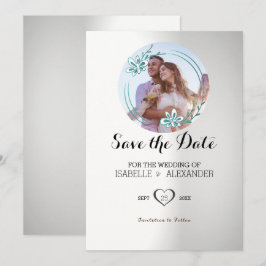 Einladung von Blumenblättern im benutzerdefinierte