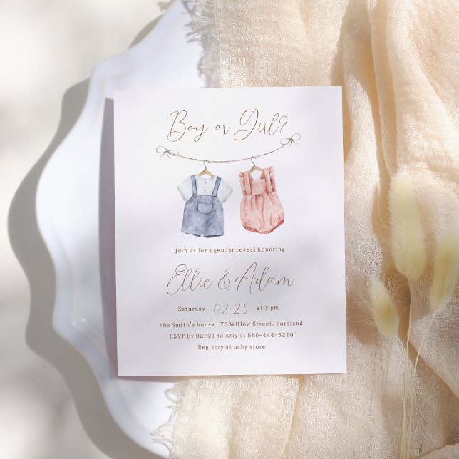 Einladung von Boho Baby Clothes Budget Gender (Von Creator hochgeladen)