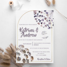 Einladung von Boho Floral Wedding