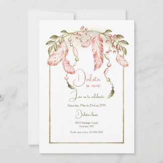 Einladung von Boho Frame zum Geburtstag