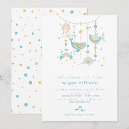 Einladung von Boho Sea Animal Baby Shower
