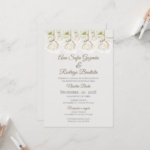 Einladung von Boho Spanish Hochzeit