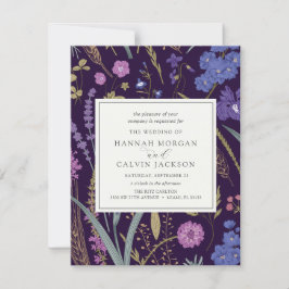 Einladung von Boho Wildblume Hochzeit