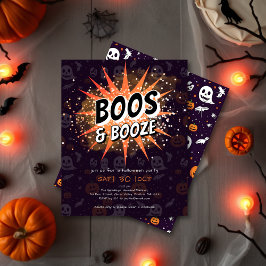 Einladung von Boos & Booze Adult