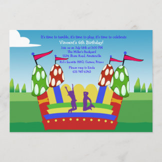 Einladung von Bounce House