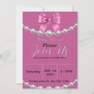 Einladung von Bows & Pearls