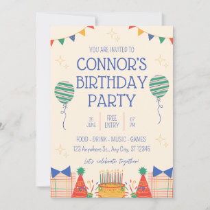 Einladung von Boy Birthday