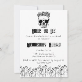 Einladung von Braut oder Die Junggeselinnen-Abschi