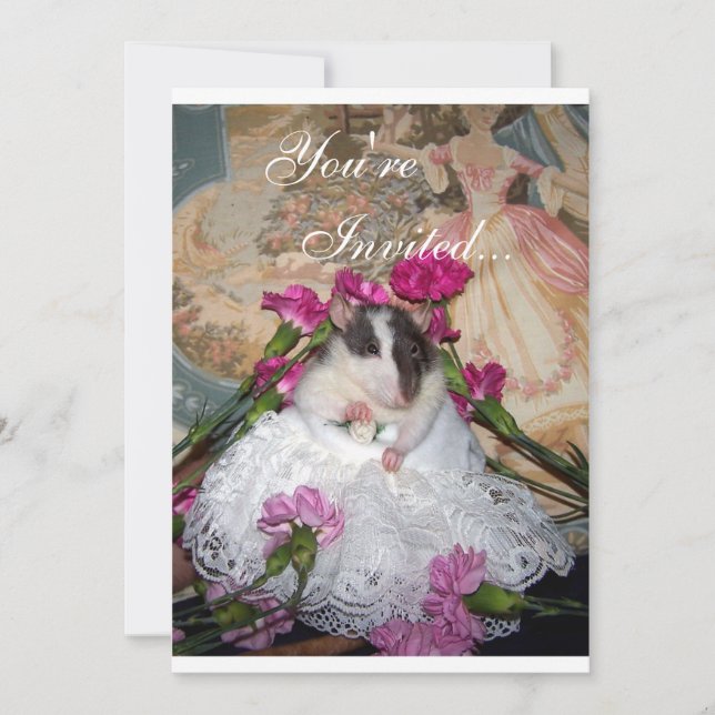 Einladung von Bride Trudy Rat (Vorderseite)