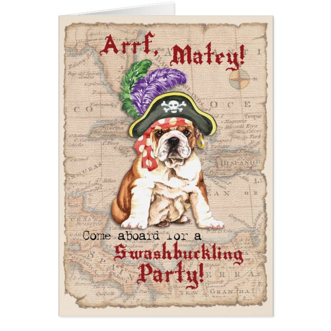 Einladung von Bulldog Pirate (Vorne)