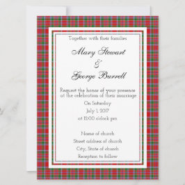 Einladung von Burrell Scottish Wedding