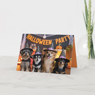 Einladung von Canine Halloween-Party