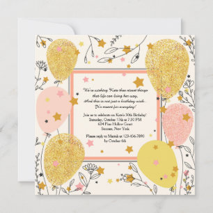 Einladung von Celebration Balloons