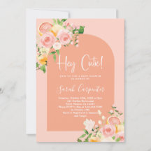 Einladung von Citrus Baby Shower Girl