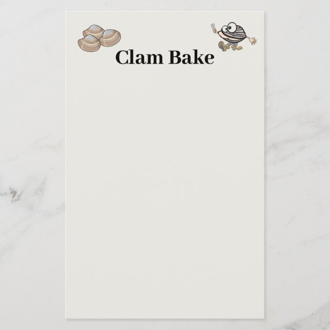 Einladung von Clam Bake Flyer (Vorne)