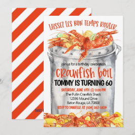 Einladung von Crawfish Boil