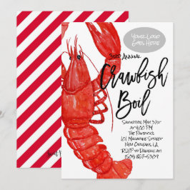 Einladung von Crawfish Boil