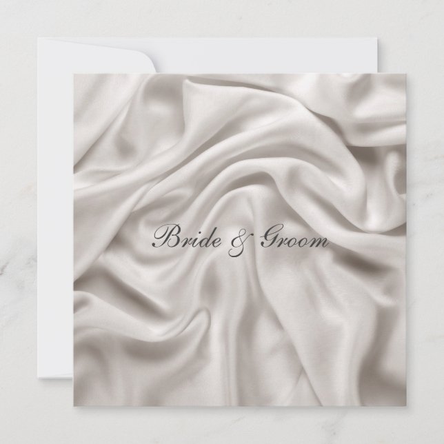 Einladung von Cream Wedding Set (Vorderseite)